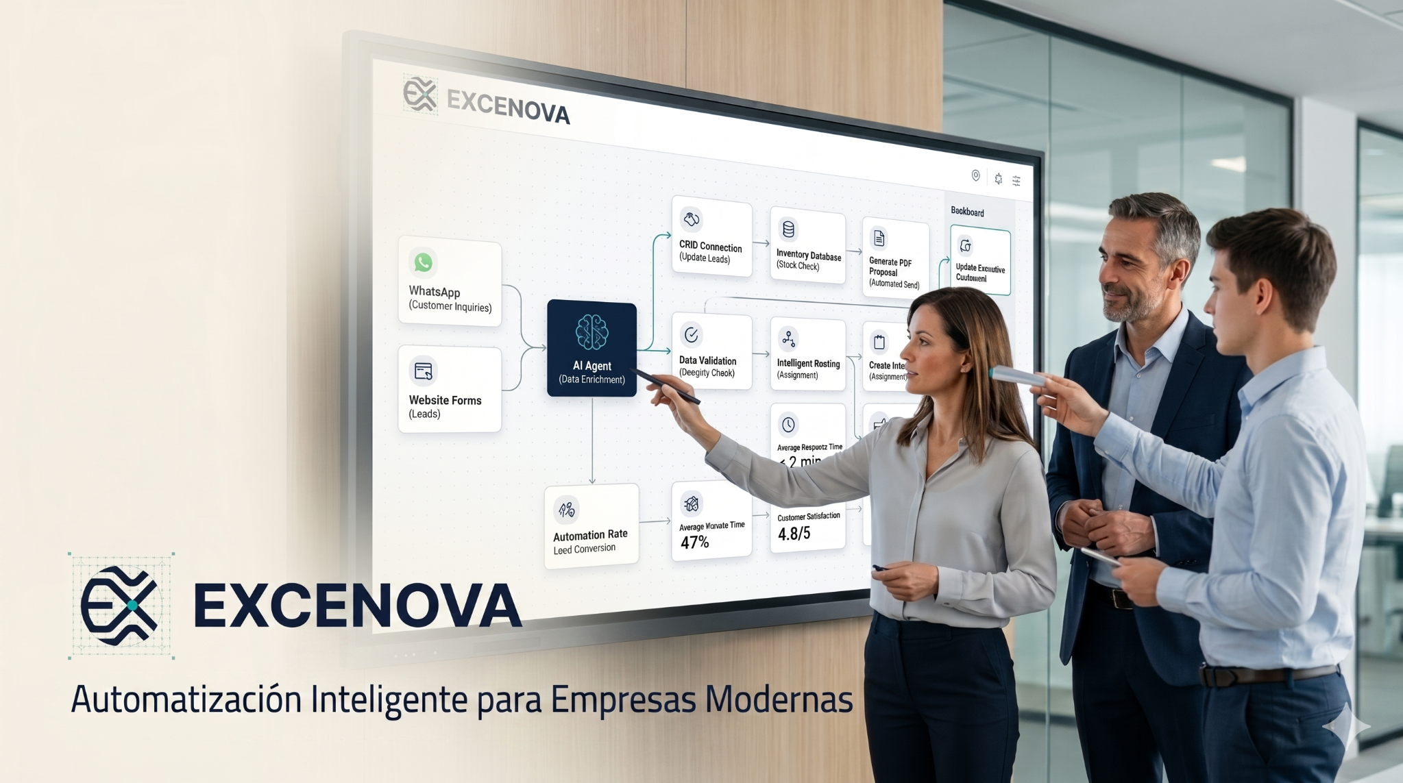 Excenova Identidad Horizontal